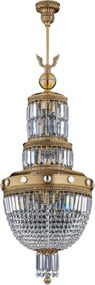 KUTEK SIE-ZWD-1-P-400 SIENNA Kristály Függesztett Lámpa E14 IP20