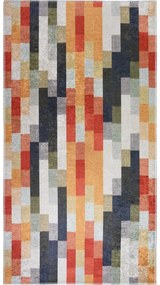 Narancssárga-szürke mosható szőnyeg 80x150 cm Blocks of Fun – Vitaus