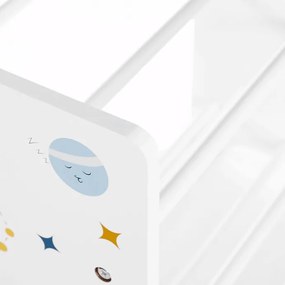 Játéktároló polc, MDF, többszínű, AUR-E1033 WT