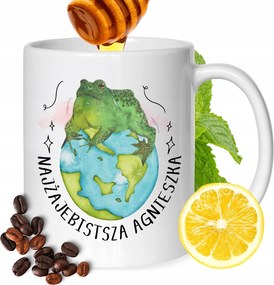 Bögre Ágnes Barátnőnek Ajándék Nyomtatott Fehér 330ml