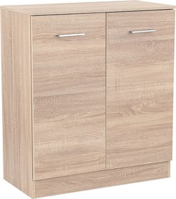 Miami komód 2 ajtós 80x92 cm sonoma tölgy-sonoma tölgy