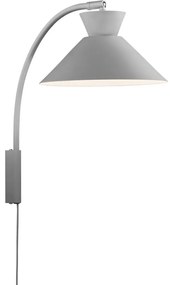 Nordlux Nordlux - Fali lámpa DIAL 1xE27/40W/230V szürke NX0163