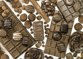 Poszter 42x29,7cm Csokoládék és kekszek, Assaf Frank