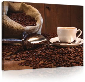 Vászonkép, Kávé, 100x75 cm méretben