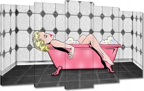 Festmények 100x60 Marylin Monroe a kádban