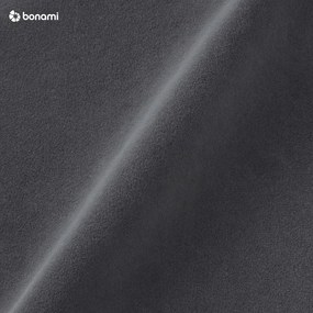 Eden szürke bársony kanapé, 237 cm - Scandic