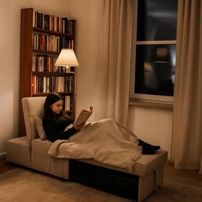 Ágyazható Fotel Bézs Színben. IBERIS 80 cm