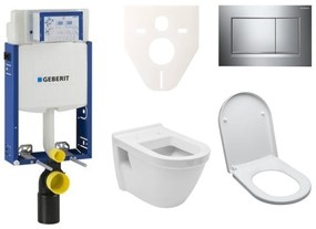 Kedvező árú Geberit falra szerelhető WC készlet + VitrA Integra WC inkl. ülések SIKOGE2V6