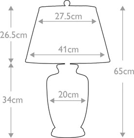 Elstead Lighting GOLD BIRDS GOLD-BIRDS-TL Asztali lámpa 1x60W/E27