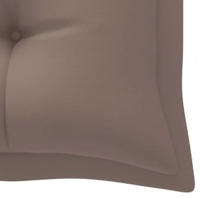 tópszínű oxford szövet kerti padpárna 180 x (50+50) x 7 cm