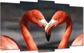 Vászonkép 100x60 Szerelmes pelikánok
