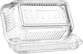 LE BEURRE vajtartó, üveg