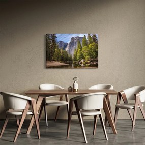 Kép - A Yosemite szikla alatt (90x60 cm)