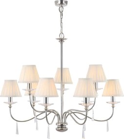 Elstead Lighting FINSBURY PARK FP9-POL-NICKEL Csillár 9x60W/E14