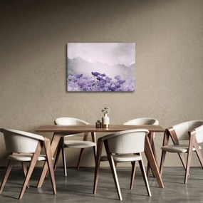 Kép - Lila virágok a hegyekben (70x50 cm)