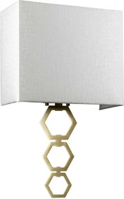 Elstead glamour modern fali lámpa ria bézs sárgaréz elsria-medium-ab