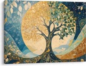 Kép – Életfa a holdban (70x50 cm)