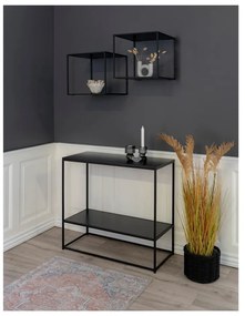 Fekete fali polc Vita – House Nordic