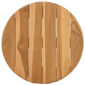 Kert oldalasztal Ø40x41 cm Tömör fa tík