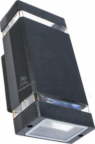 Fali kültéri lámpa GU10 IP44 fekete