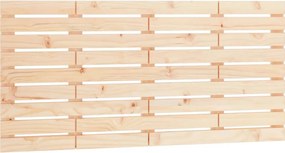 vidaXL tömör fenyőfa fali fejtámla 126 x 3 x 63 cm
