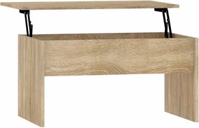 vidaXL sonoma tölgy színű szerelt fa dohányzóasztal 80 x 50 x 50 cm