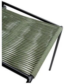 Zöld fém rakásolható étkezőszék szett 2 db-os Emily – Marckeric