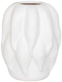 Váza, kerámia, bézs, 19,5x19,5x26 cm
