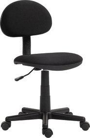 HOMCOM Ergonomikus Irodai Szék, Magasságban Állítható Forgószék Rugalmas Szövetből Tanulószobába Fekete | Aosom