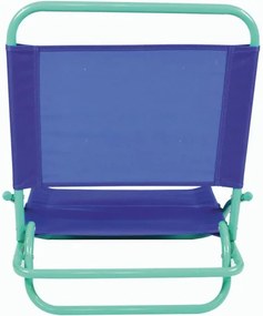 Strand összecsukható szék PVC kék-zöld