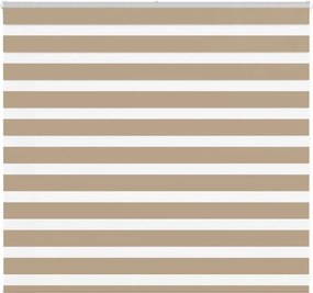 vidaXL zebrafüggönnyel homokbarna szövetszélesség 150,9 cm poliészter