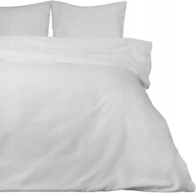 Pamut-szatén ágyneműhuzat 180x200 egyszínű fehér