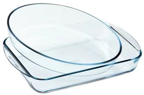 Pyrex Üveg sütőedény szett 2 db, 2,7 l + 2,2 l