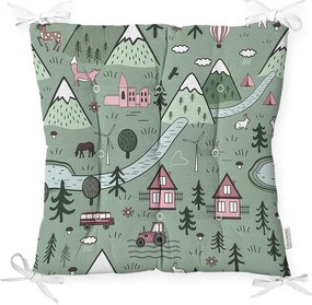 Village pamut keverék székpárna, 40 x 40 cm - Minimalist Cushion Covers