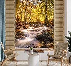 Gario Fotótapéta Őszi vízesés Anyag: Vlies, Méret: 150 x 210 cm