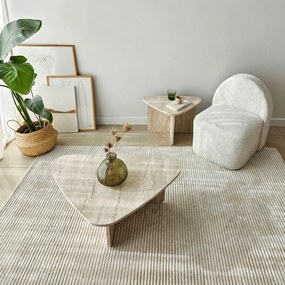 Ballare Travertine dohányzóasztal szett, 2 db