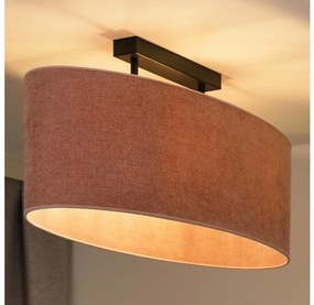 Duolla - Felületre szerelhető csillár OVAL 2xE27/15W/230V rózsaszín