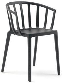 Velence étkezőszék, matt fekete - Kartell