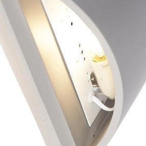 Ipari fali lámpa szürke betonból - Creil