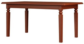 Asztal Boston A111Dió, 78x90x160cm, Hosszabbíthatóság, Közepes sűrűségű farostlemez, Természetes fa furnér, Fa