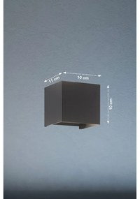 Fekete LED fali lámpa – Fischer &amp; Honsel