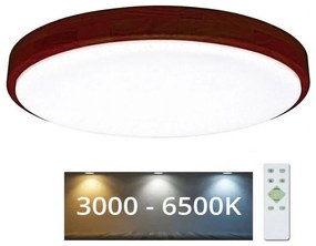 Ecolite Ecolite WLD400-24W/LED/TD - LED Mennyezeti lámpa LED/24W/230V + távirányítás EC0143