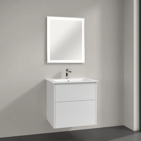 Villeroy &amp; Boch Finero mosdó szekrénnyel és tükörrel 65 cm fehér S00301DHR1