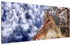 A farkas képe (120x50 cm)