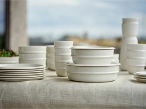 Krémszínű porcelán leveses tálka 600 ml Eau – Zone