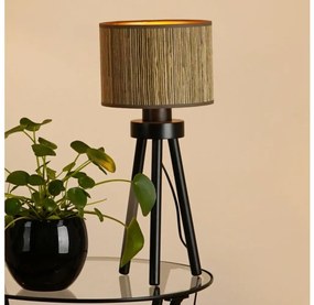 Brilagi - Boston Roller asztali lámpa 1xE27/15W/230V barna/arany