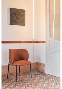 Narancssárga kárpitozott étkezőfotel szett 2 db-os Mogi – Teulat