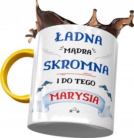 Sárga Bögre Maji Marinak Ajándék Nyomtatott Fotóval