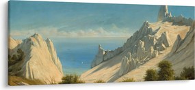 Kép - Georg Emil Libert, View of Sommerspiret, the Cliffs of Møn, reprodukciók (120x50 cm)