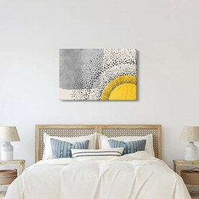 Kép - N⁰3 strand absztrakt festménye (90x60 cm)